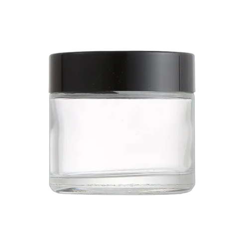 60ML 3.5g Clear Glass Jars - DC Packaging Custom Cannabis Packaging