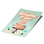 Wedding Cake Mylar Bag Labels - Labels only