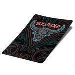 Bullrider Mylar-Taschenetiketten – nur Etiketten