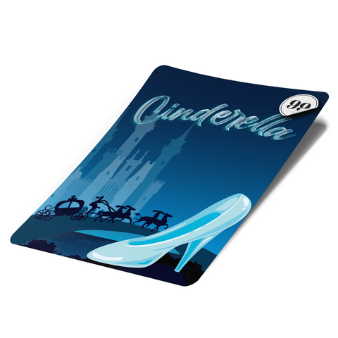 Cinderella 99 Mylar-Taschenetiketten – nur Etiketten