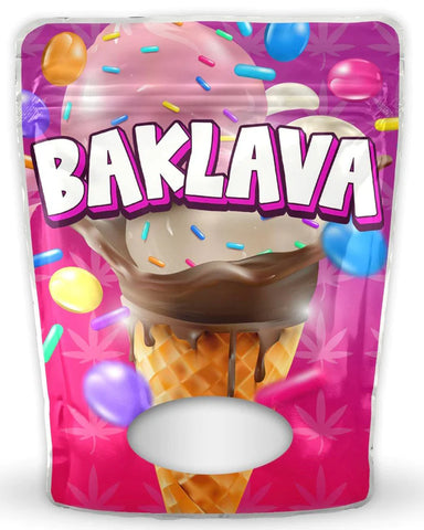 Baklava Mylar-Taschen