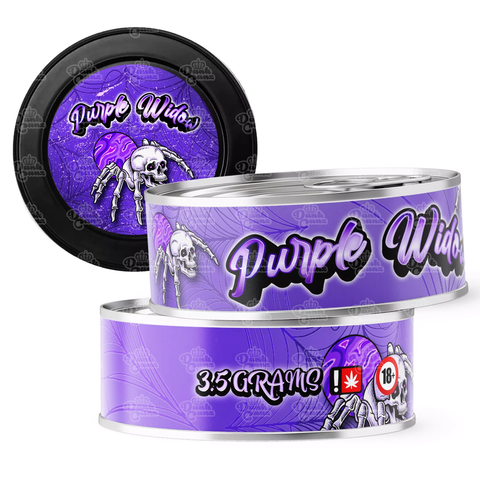 Purple Widow 3.5g Self Seal Tins
