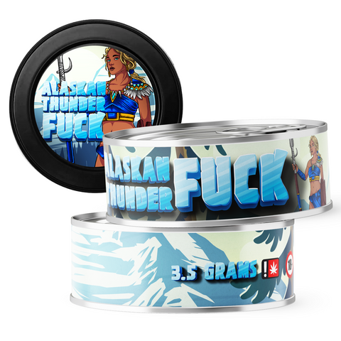 Alaskan Thunder Fuck 3.5g Self Seal Tins - DC Packaging Custom Cannabis Packaging