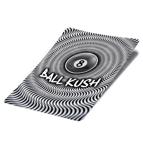 8 Ball Kush Mylar-Taschenetiketten – nur Etiketten