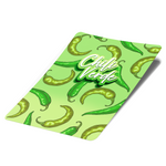 Chili Verde Mylar-Taschenetiketten – nur Etiketten