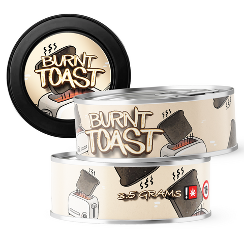 Burnt Toast 3.5g Self Seal Tins - DC Packaging Custom Cannabis Packaging