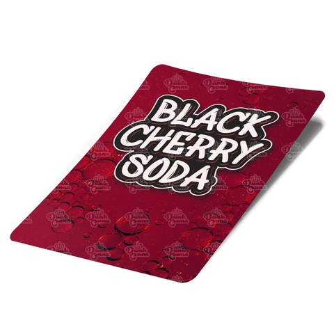 Black Cherry Soda Mylar-Taschenetiketten – nur Etiketten
