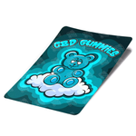 Essbare CBD-Gummis-Etiketten aus Mylar-Beutel – nur Etiketten