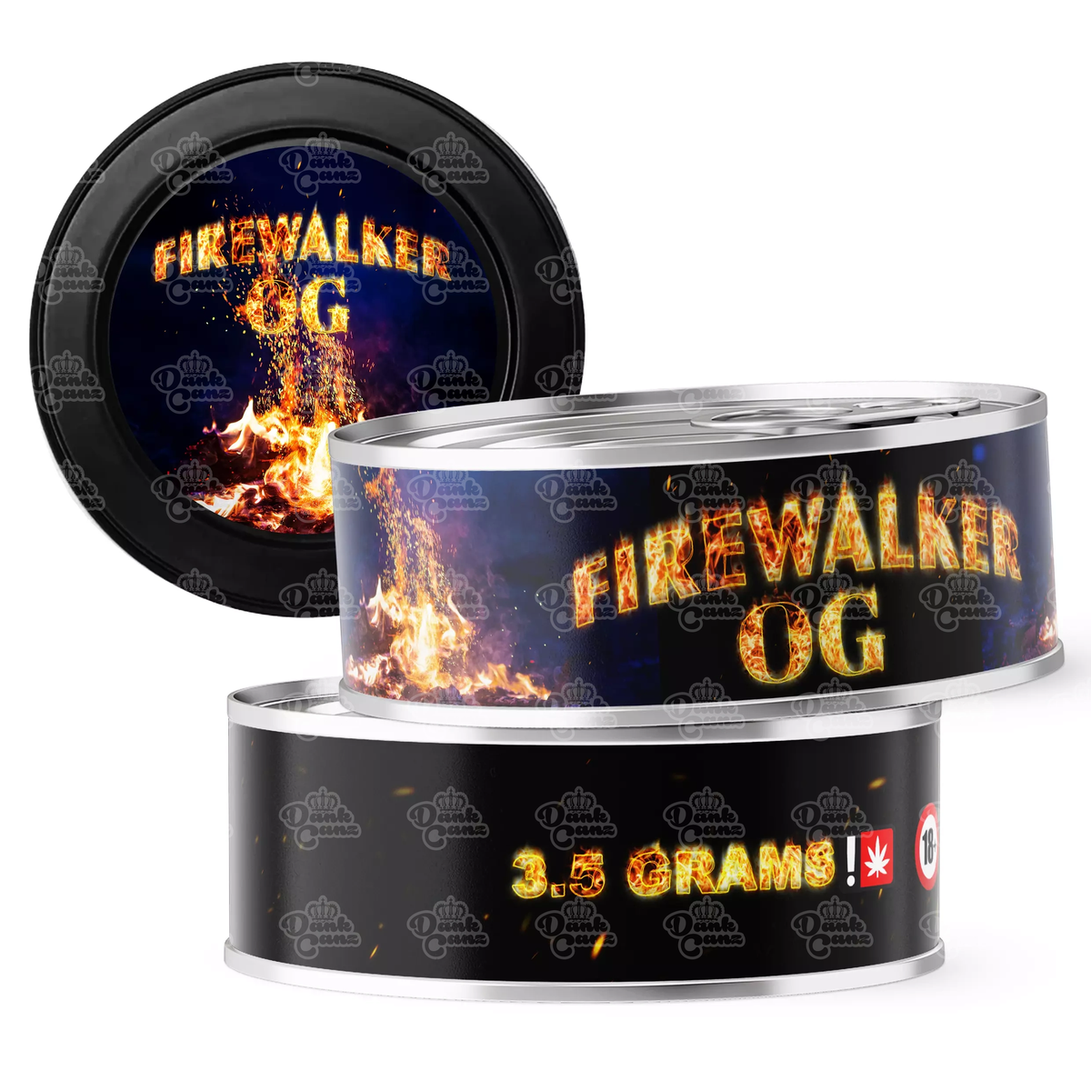 Caliloco Firewalker Firewalker OG 3.5g Self Seal Tins - Pressitins - Cali Tins