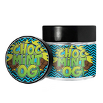 Choc Mint OG 3,5 g/60 ml Glasgläser – vorbeschriftet 