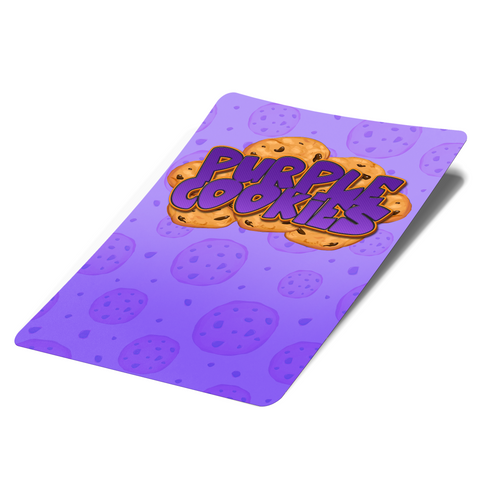 Purple Cookies Mylar Bag Labels - Labels only