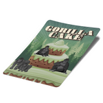 Gorilla Cake Mylar-Taschenetiketten – nur Etiketten