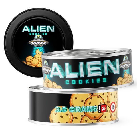 Alien Cookies 3.5g Self Seal Tins
