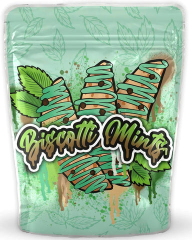Biscotti Mints Mylar Bags