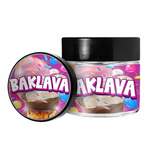 Baklava 3,5 g/60 ml Glasgläser – vorbeschriftet 