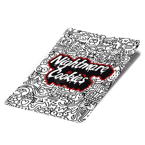 Nightmare Cookies Mylar Bag Labels - Labels only