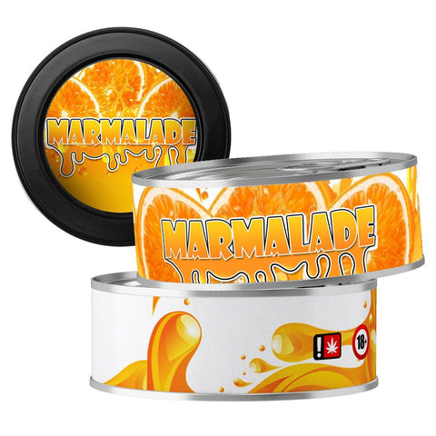 Marmalade 3.5g Self Seal Tins - DC Packaging Custom Cannabis Packaging