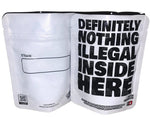 Nothing Illegal Direct Print Mylar Bags - 3.5g - DC Packaging Custom Cannabis Packaging