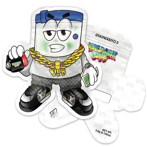 Die Cut Direct Printed Mylar Bags